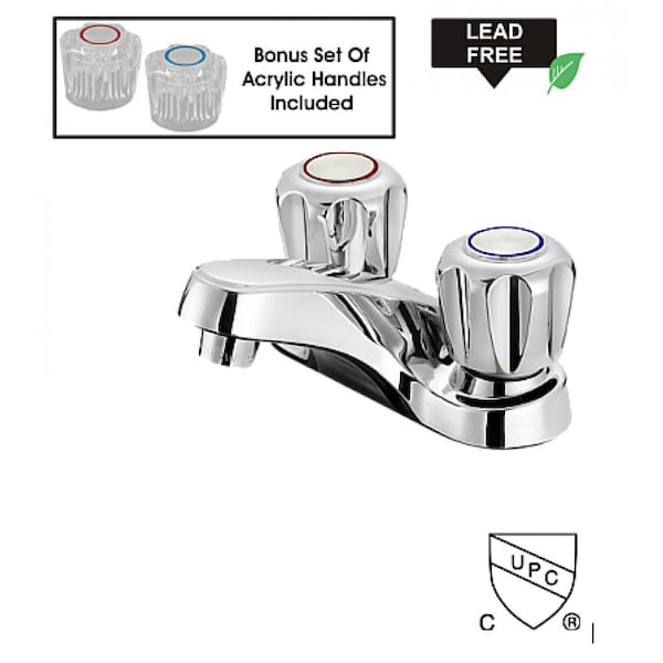 3H4-in. Brass Faucet In Chrome Color